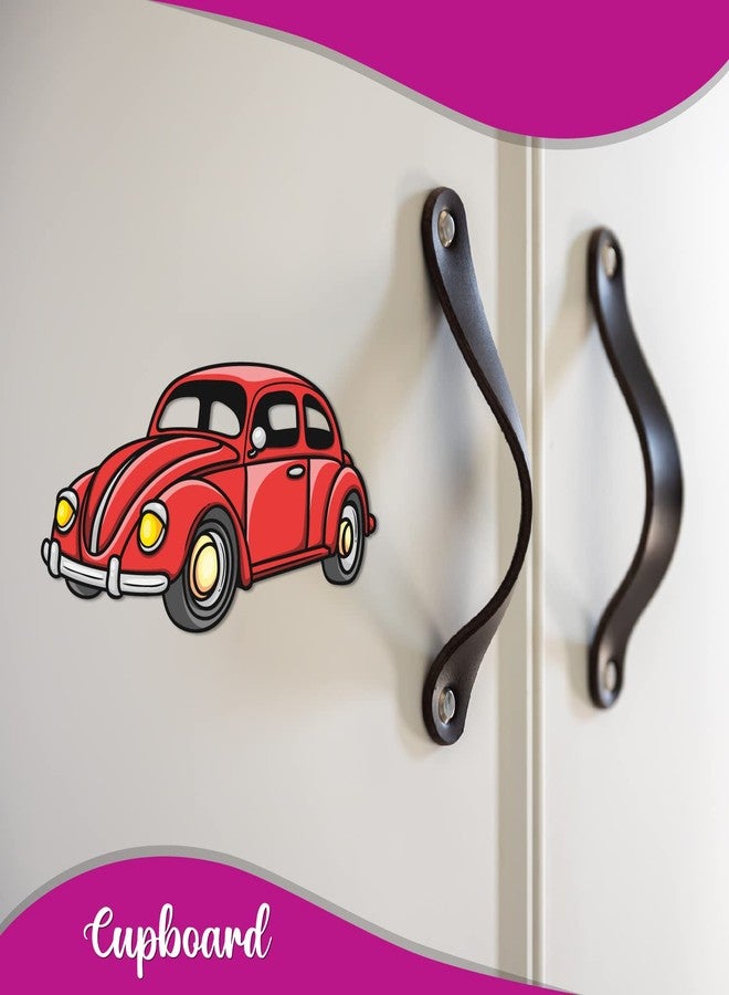 Bhai Please Beetle Vintage Car Wooden Fridge Magnet - Image 2